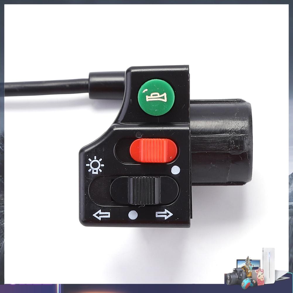 Công Tắc Đèn Pha Xe Đạp Điện Ebike Màu Đen