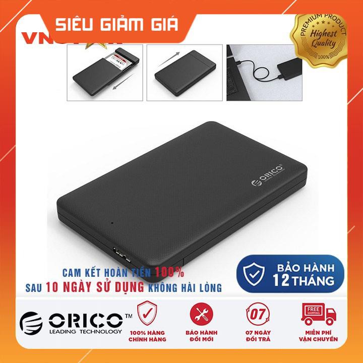 Hộp Đựng Ổ Cứng Di Động HDD SSD Box 2.5 ORICO USB 3.0 Sata 3 2577U3 - Bảo Hành 12 Tháng