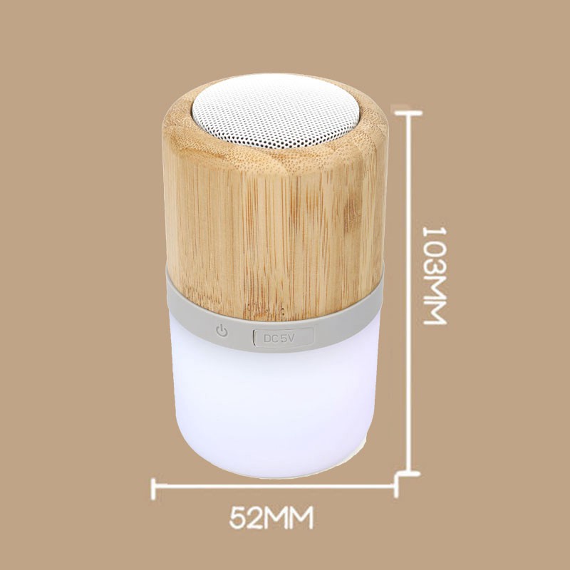 Night Light Bluetooth Creative Wood A10 Wireless Bluetooth Speaker