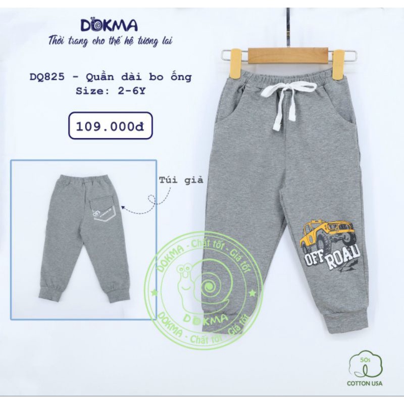 Quần nỉ dài dokma cho bé