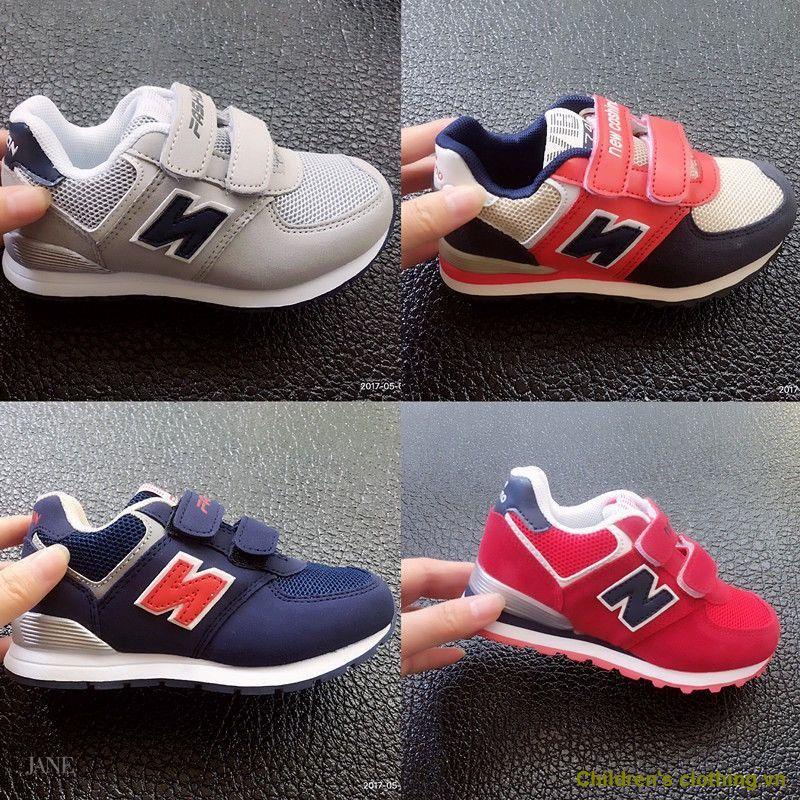 Giày Thể Thao New Balance 2021 Phối Lưới Thoáng Khí Thời Trang Mùa Xuân Cho Bé