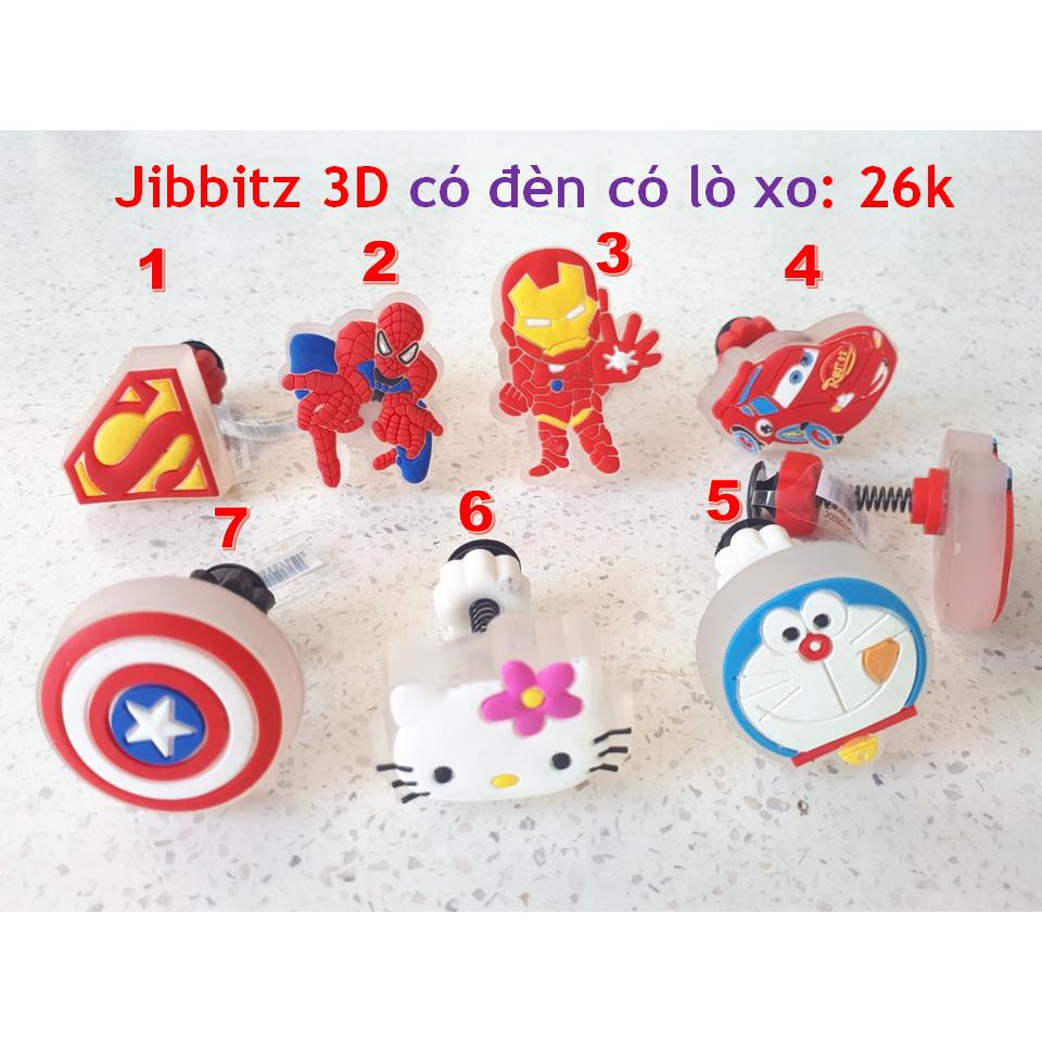 NÚT GẮN 3D CÓ ĐÈN CÓ LÒ XO, DÀY | BigBuy360 - bigbuy360.vn