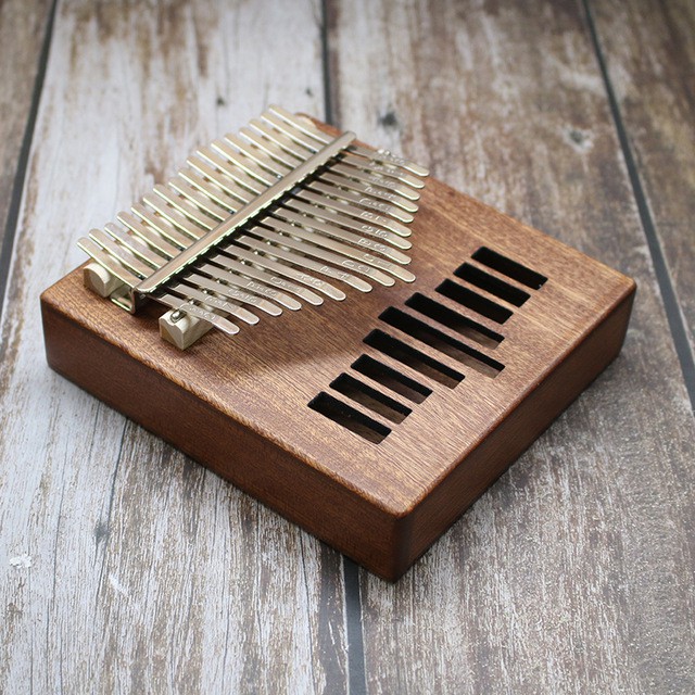 Đàn kalimba 17 phím gỗ nguyên khối Mahagony GECKO000028