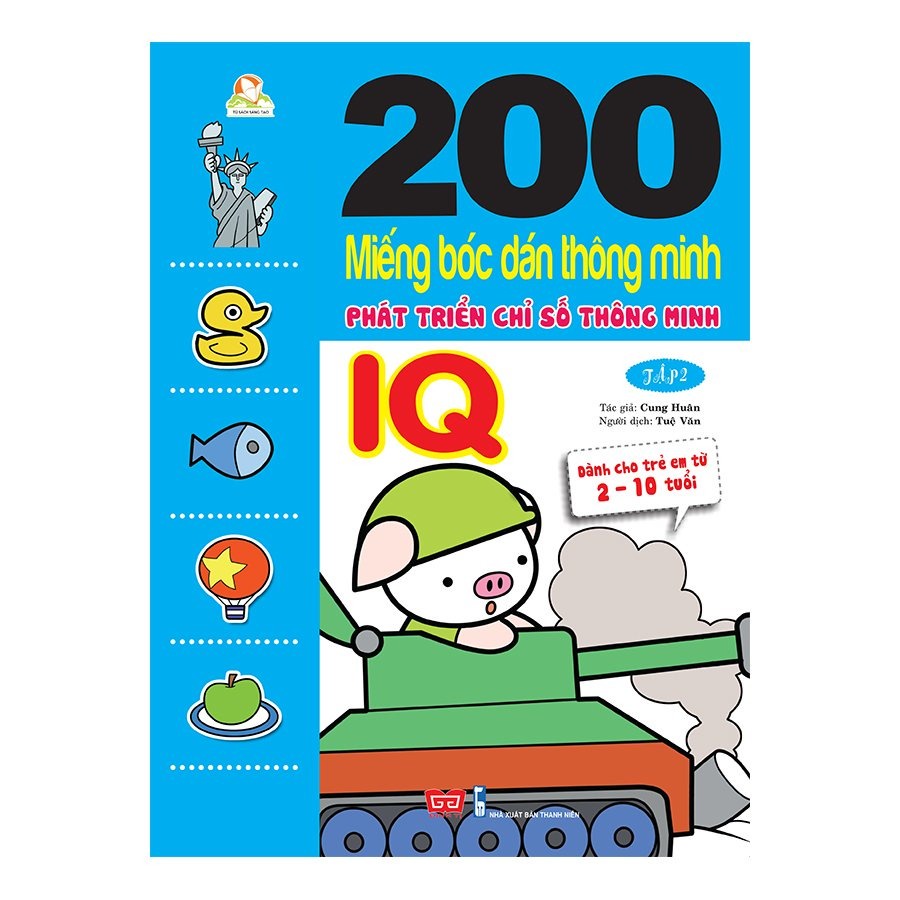 Sách - 200 miếng bóc dán