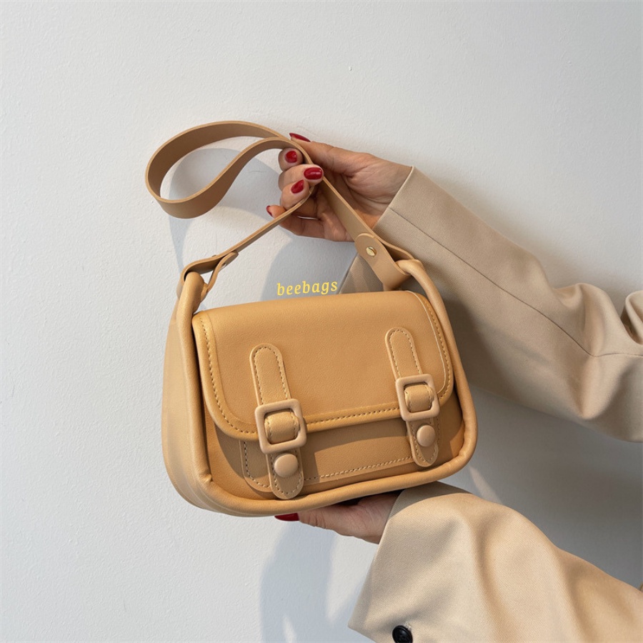 Túi Vintage Đeo Vai Xinh Xắn Màu Đen, Trắng, Nâu, Be Đi Chơi Đi Học | TX21 | Túi Da Nữ Dễ Phối Đồ Thiết Kế 2 Khóa Bấm