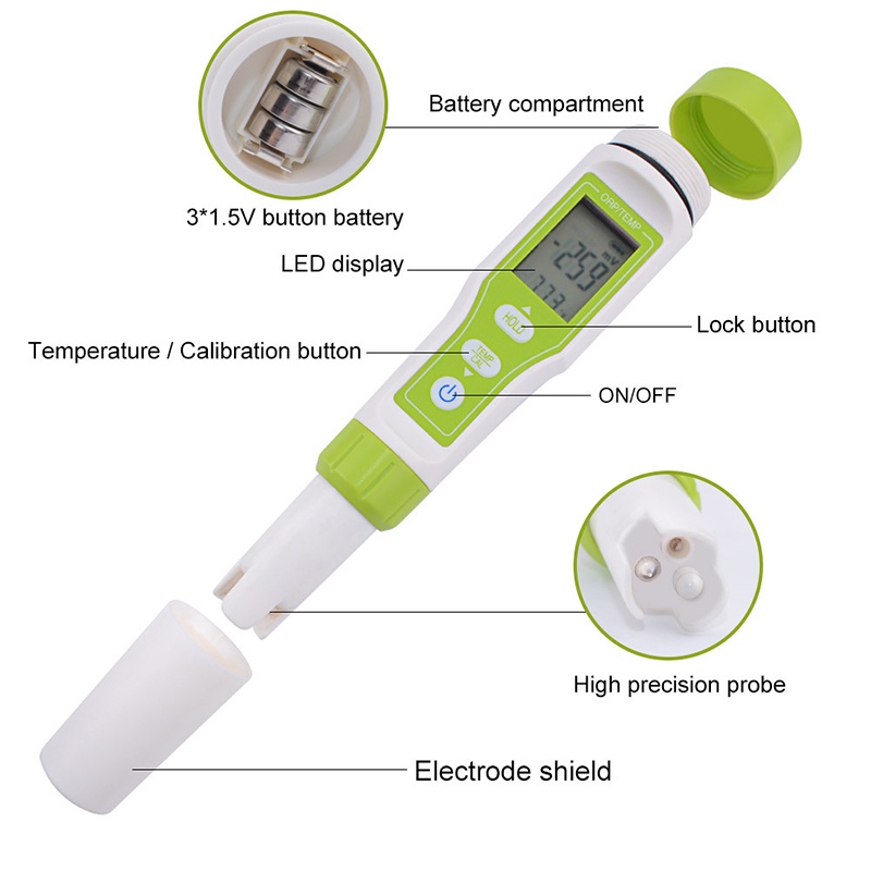 Bút Đo ORP, Nhiệt Độ Cầm Tay ORP-100 TPH01632