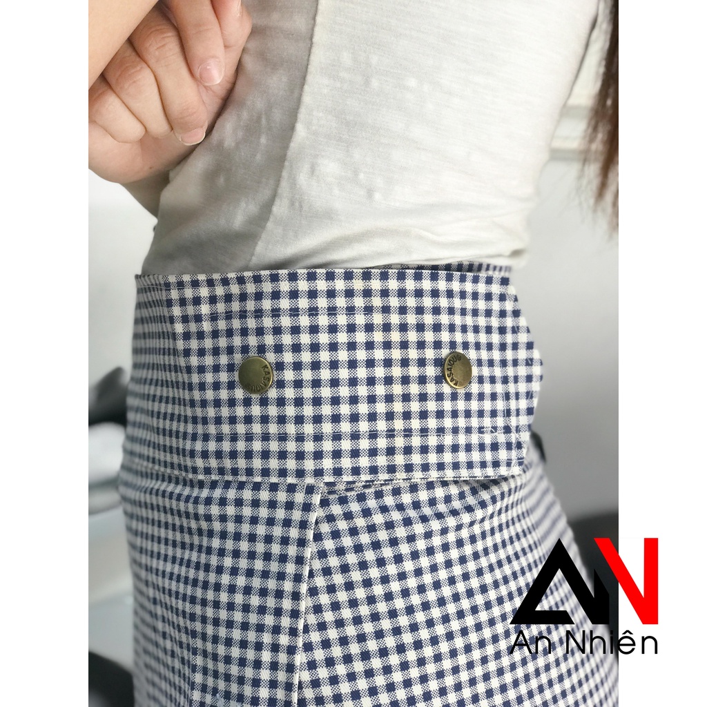 Quần chống nắng ống rộng chất liệu mềm mại co giãn tốt có túi ống quần rộng cố định bằng băng dính kết hợp nút bấm