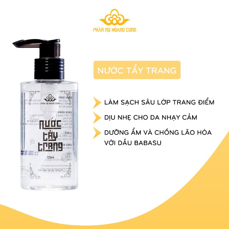 Nước Tẩy Trang Dành Cho Mọi Loại Da Phấn Nụ Hoàng Cung Làm Sạch Sâu Và Dưỡng Ẩm Da 12