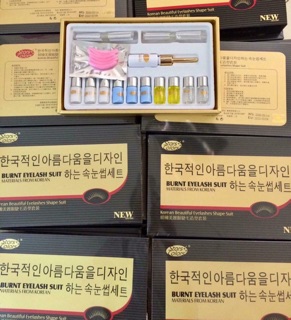 Set uốn mi collagen Hàn
