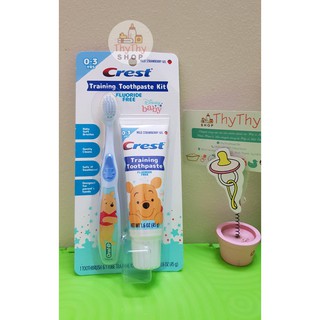 Set Bàn Chải Và Kem Đánh Răng Crest Cho Bé (0-3 Tuổi)