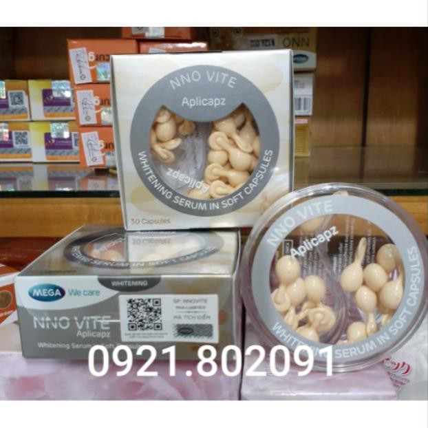 Nno vite serum dưỡng trắng da hộp 30 viên