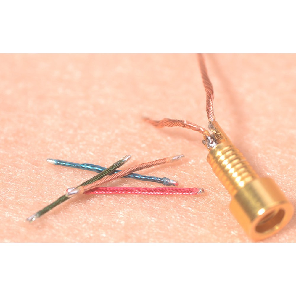 50 Pcs/Lot Diy Earphone unit welding Cable OFC enameled wire upgrade socket pin bridge cable