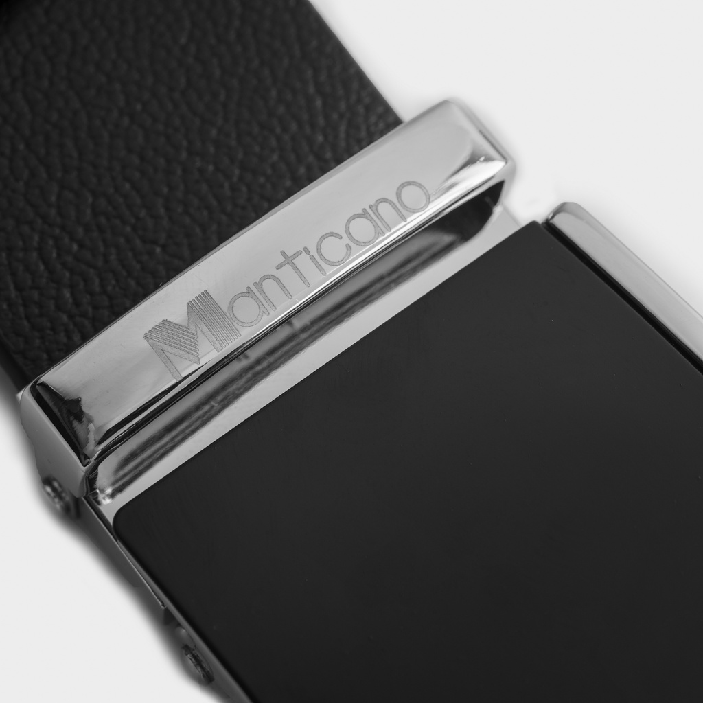 Thắt lưng nam cao cấp Manticano da bò thật nguyên miếng mẫu khóa tự động TL14