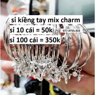 Sỉ 10 kiềng charm : 10 cái = 50k