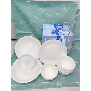 Bộ chén thủy tinh Mỹ Corelle 8 N-LP Winter Frost White