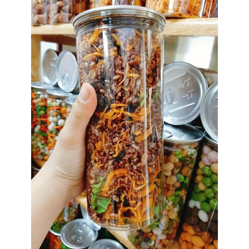 hủ pet-300gr gạo lức rong biển mix khô gà
