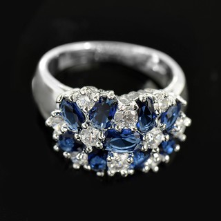 Nhẫn Mạ Bạc Đính Đá Zircon
