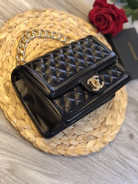 Túi chan nel da bóng