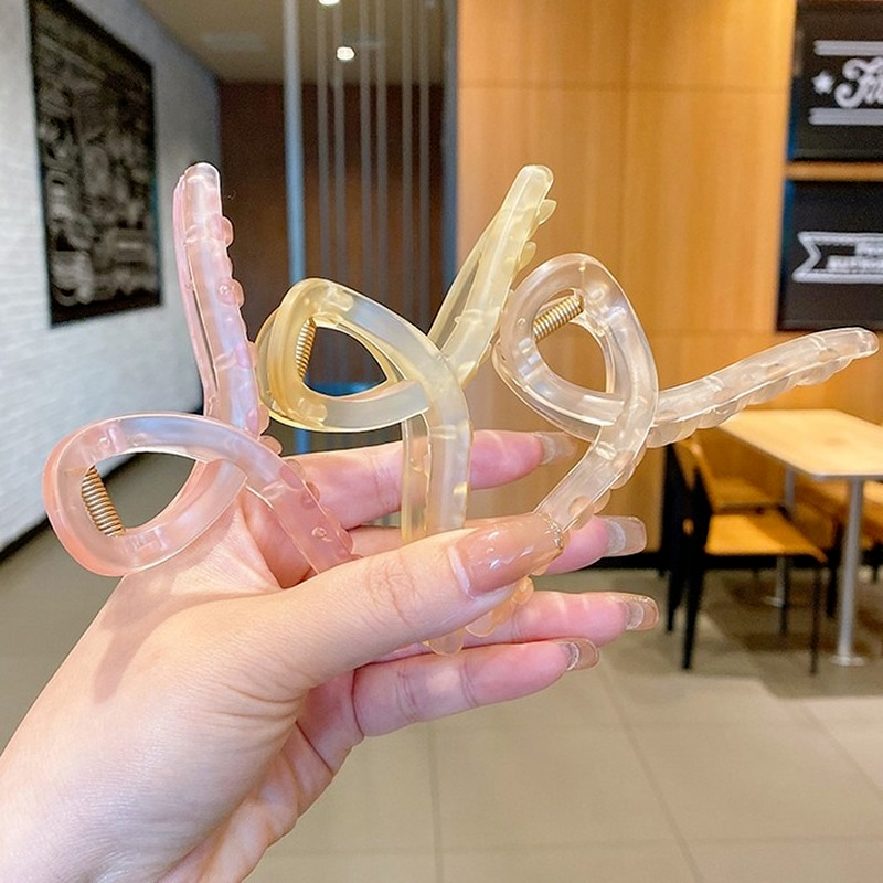 Kẹp tóc acrylic nhiều màu thời trang thích hợp cho nữ