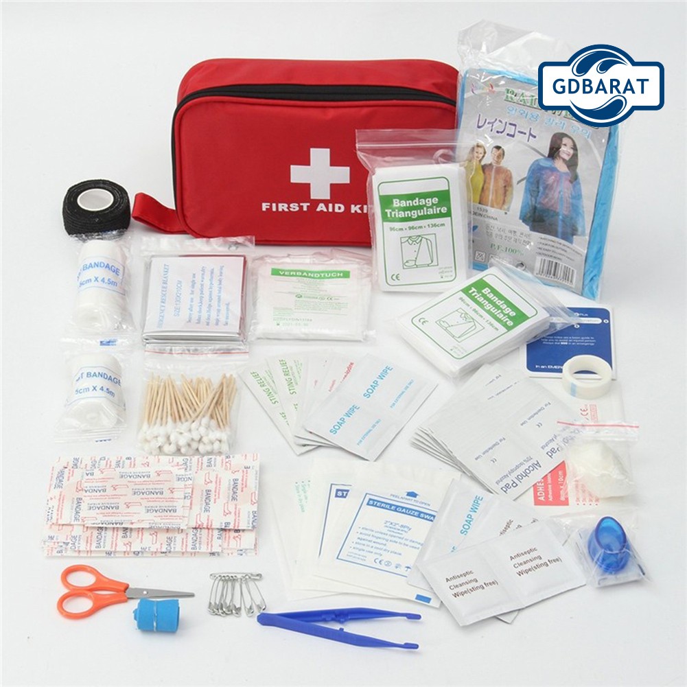 Bộ 180 Dụng Cụ Sơ Cứu Khẩn Cấp Khi Đi Dã Ngoại