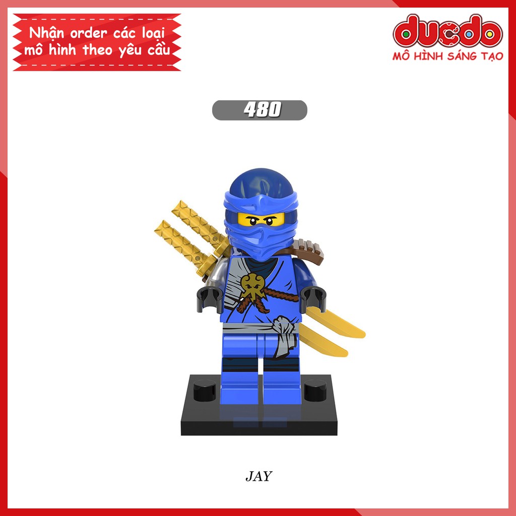 Minifigures các nhân vật Ninjago tuyệt đẹp - Đồ chơi Lắp ghép Xếp hình Mini Ninja KAI, KOZY, LLOYD Mô hình XINH 0143