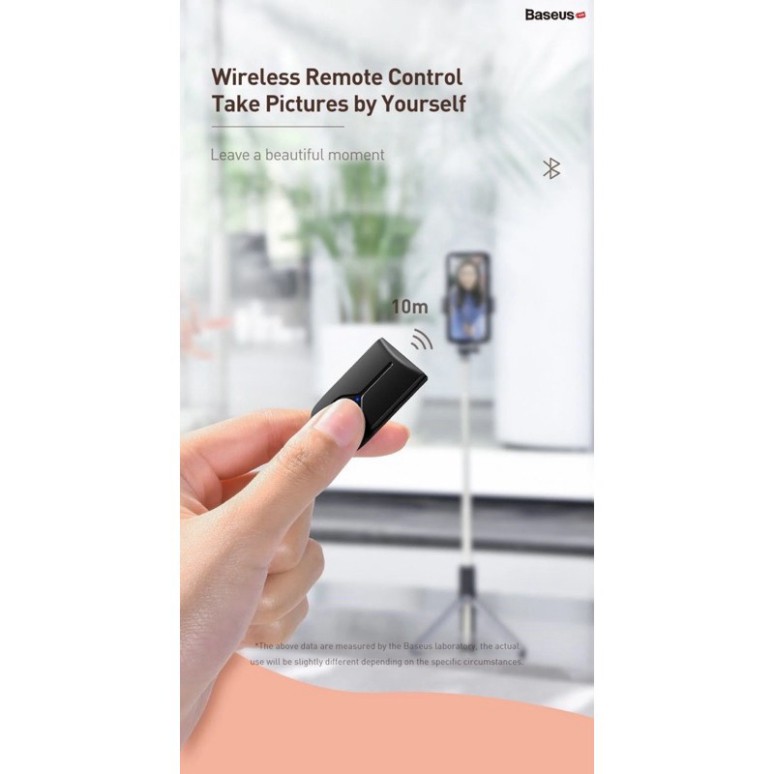 Gậy tự sướng tích hợp Tripod chân xếp gọn Baseus Lovely Bluetooth Bracket Selfie Stick Gen 2 | BigBuy360 - bigbuy360.vn