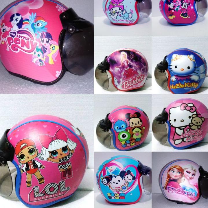 Mũ Bảo Hiểm Bogo Hình Kỳ Lân Và hello Kitty LOL Tsum-Tsum my melody VWL Cho Bé Gái796146