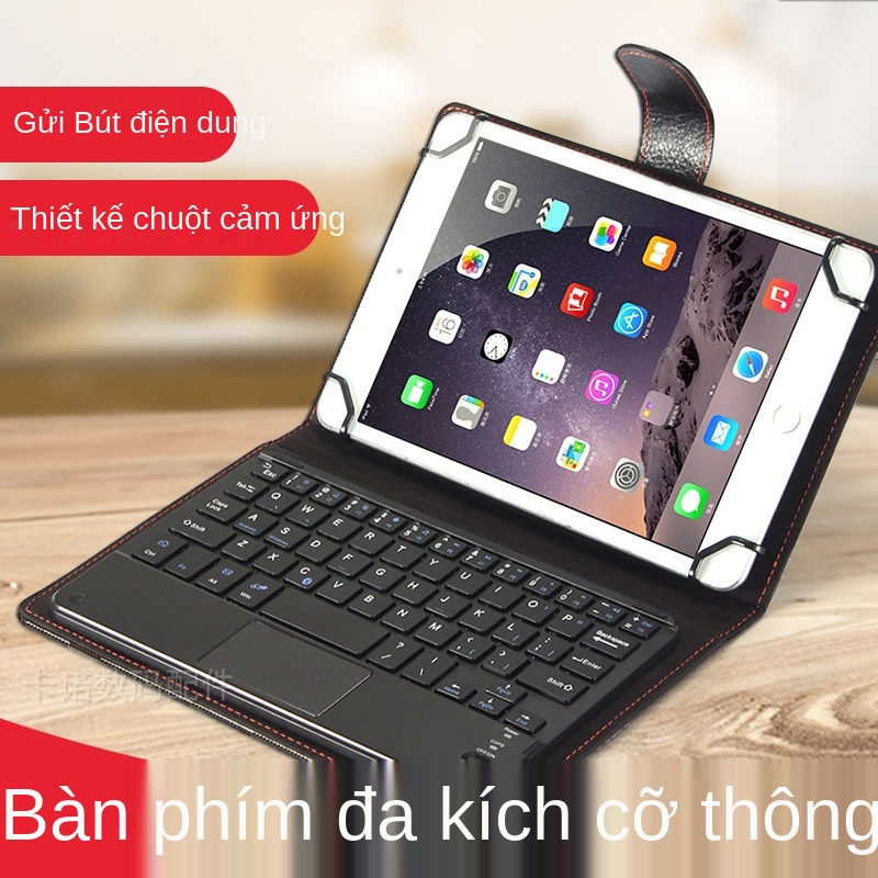 ✎✽Bao da bàn phím không dây 8 inch 9,7 inch 10,1 inch 12 inch Bao da bàn phím Bluetooth và chuột Gói bảo vệ máy tính bản