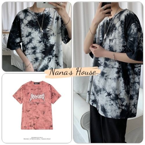 Áo Thun Tay Lỡ Nowtrend Unisex Nam Nữ 🎁 Nana's House 🎁 Áo phông loang form rộng cổ tròn SIÊU ĐẸP