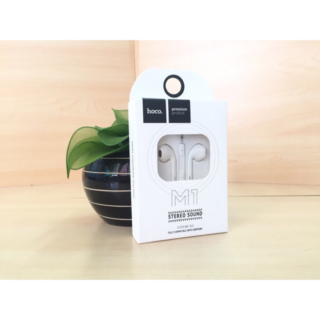 FREESHIP ĐƠN 99K_Tai nghe nhét tai Hoco M1 chính hãng - Bảo hành 6 tháng | Tai nghe iphone ! - Phụ kiện giá rẻ