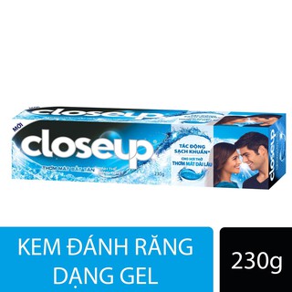 Kem Đánh Răng Closeup - Thơm Mát Bất Tận Tinh Thể Băng Tuyết (230g)