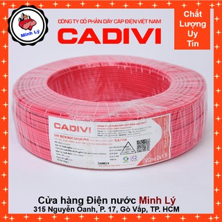 Dây Điện Đôi Mềm CADIVI Vcmd 2X1.5mm Cao Cấp 50m