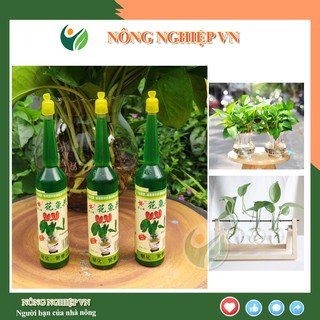 Dung dịch thủy canh cho cây trồng 1 lọ màu xanh.nongnghiepvn