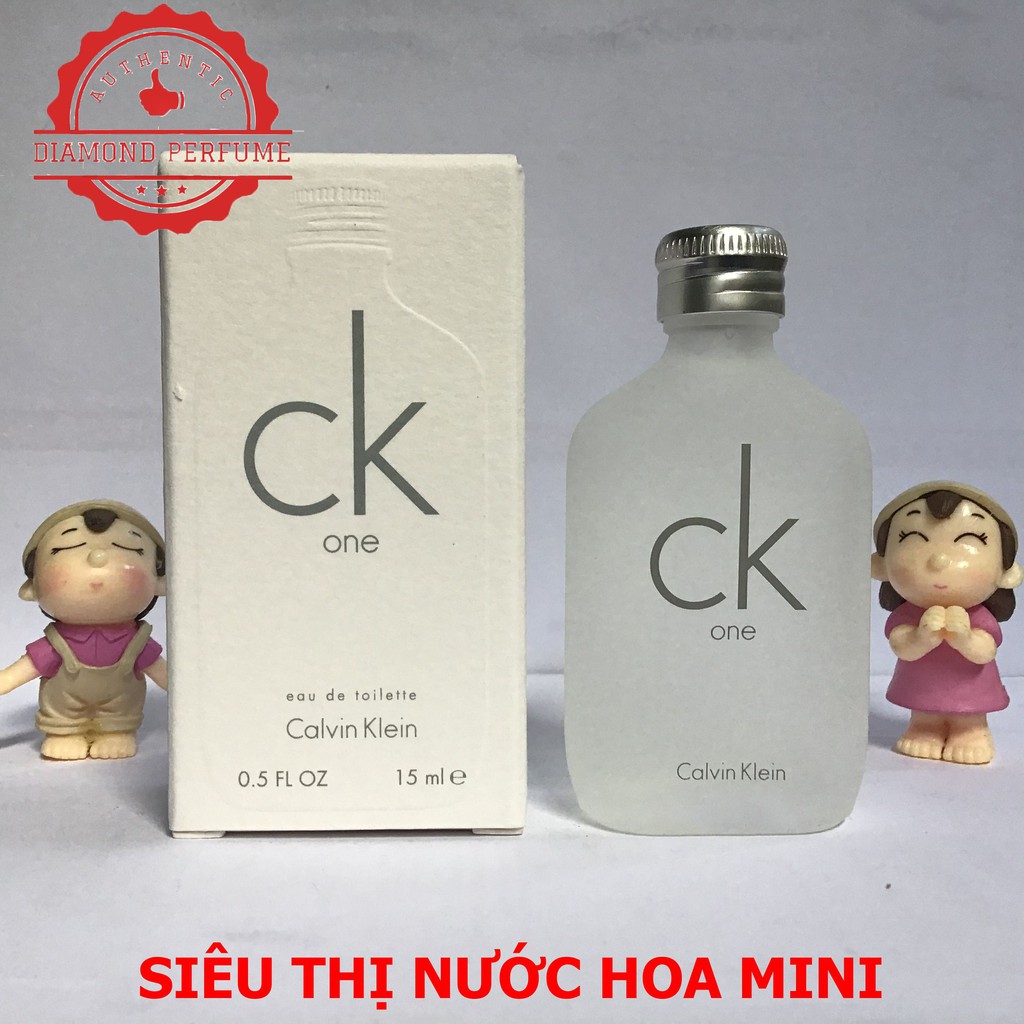 Nước hoa nam nữ Calvin Klein CK One EDT 15ml