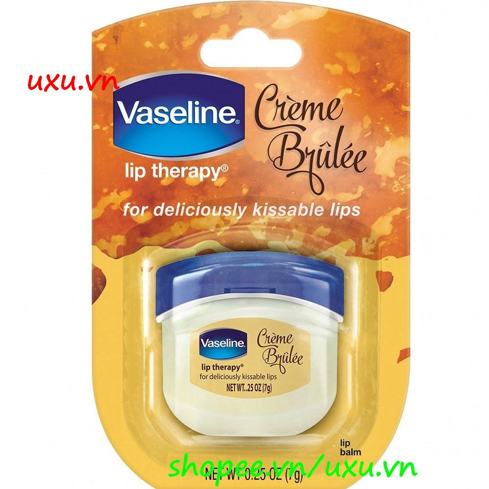 Sáp Dưỡng Môi 7g Vaseline Lip Therapy Creme Brulee Không Màu, Với uxu.vn Tất Cả Là Chính Hãng.
