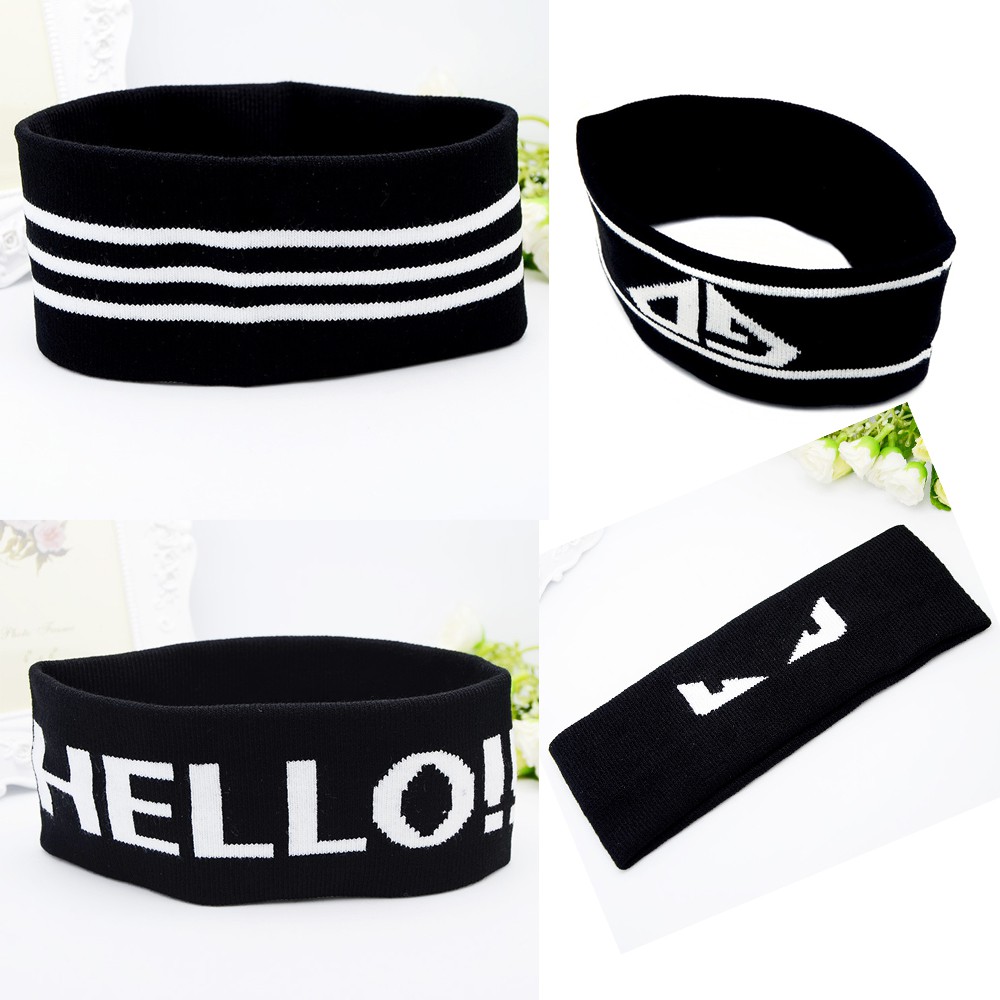 Băng đô headband Kpop, Cpop thời trang thể thao 6-8cm dệt kim tập yoga, gym PST bản to Song An Eco TB02 (Chọn mẫu)