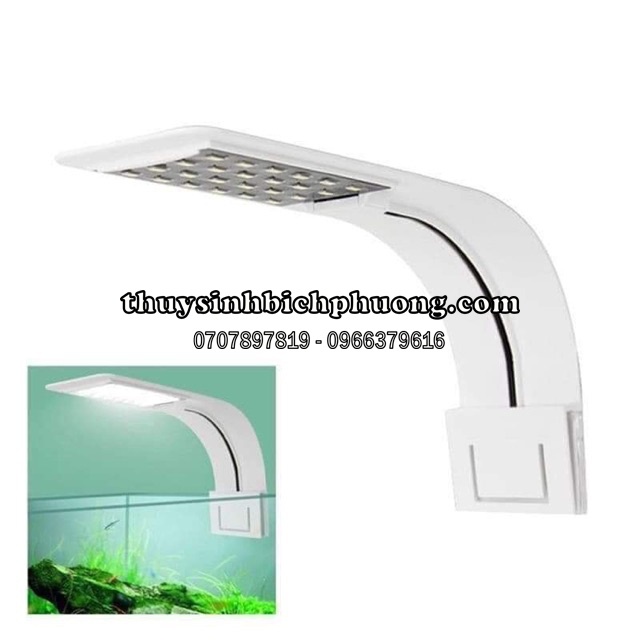 ĐÈN KẸP LED SIÊU SÁNG X5 CHO HỒ THUỶ SINH ĐỂ BÀN 20-30CM