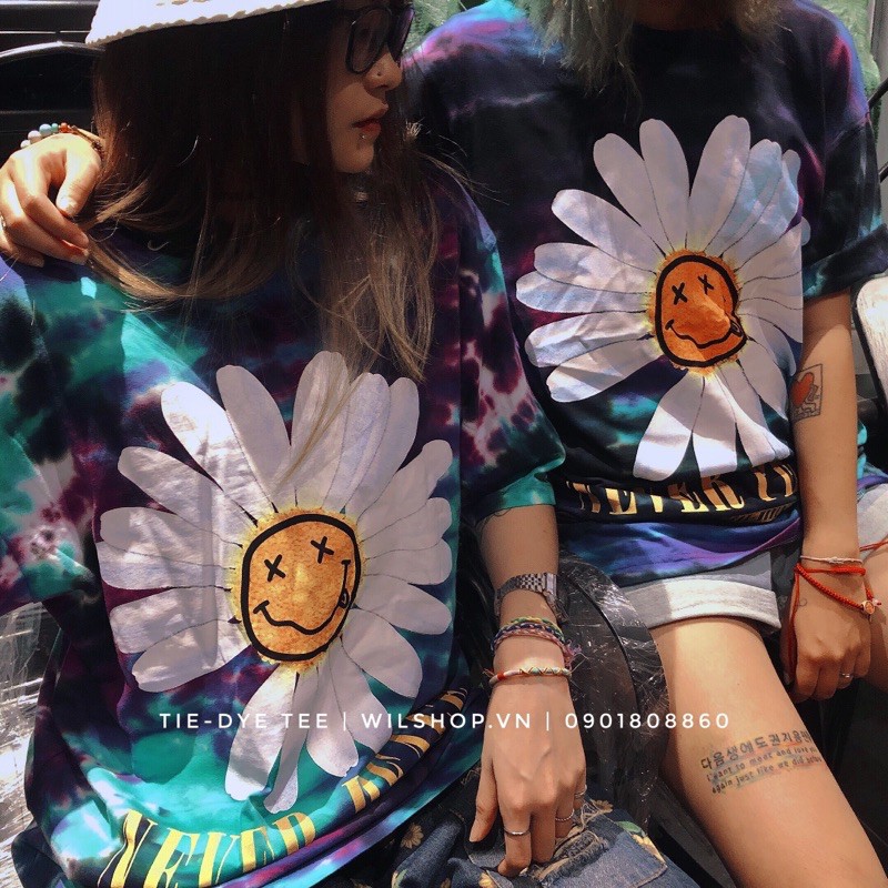 (M, L, XL) ÁO NHUỘM TIE-DYE - ÁO THUN UNISEX | BigBuy360 - bigbuy360.vn