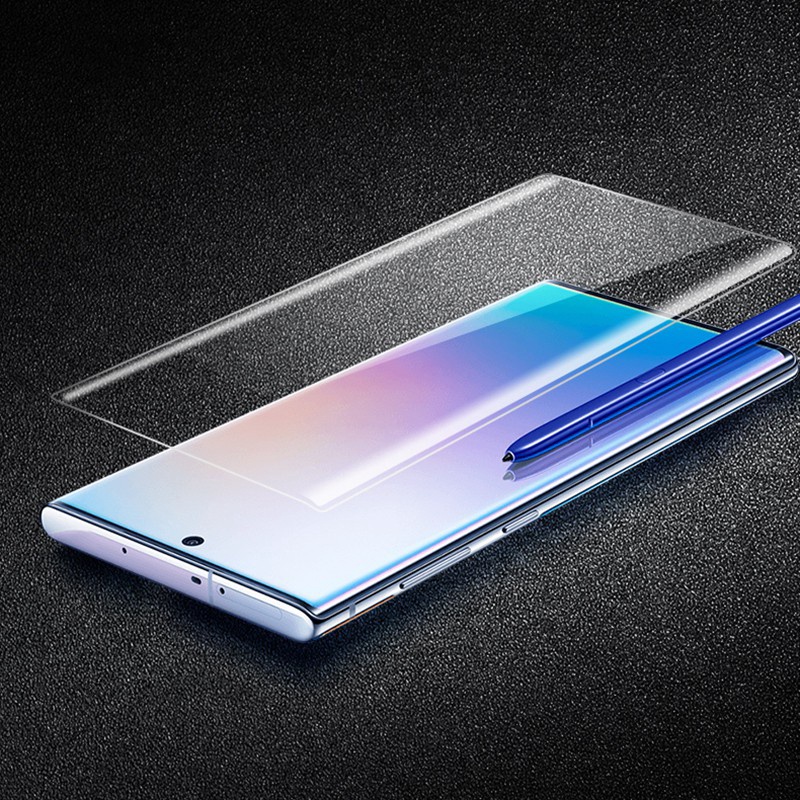 Kính cường lực bảo vệ màn hình keo UV cho Samsung Galaxy ss S20 S20+ Ultra S10 S10+ S9 S9+ S8 S8+ Note 10 10+ 9 8 Plus Pro