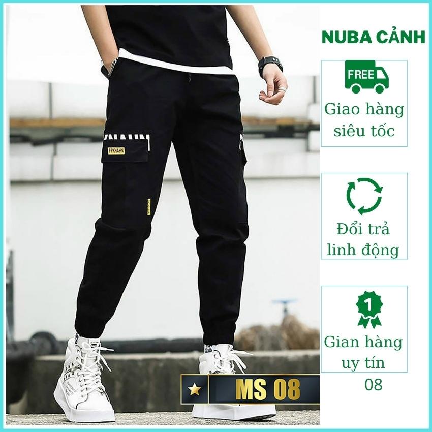 Quần jogger nam bo chân chất kaki co giãn 4 chiều, quần baggy NUCA 8