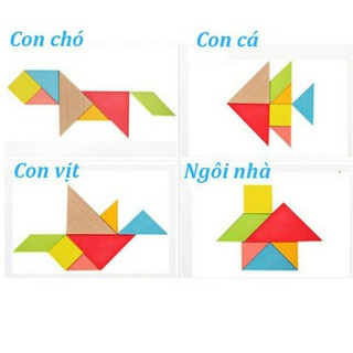 Đồ Chơi Ghép Trí Uẩn Tangram