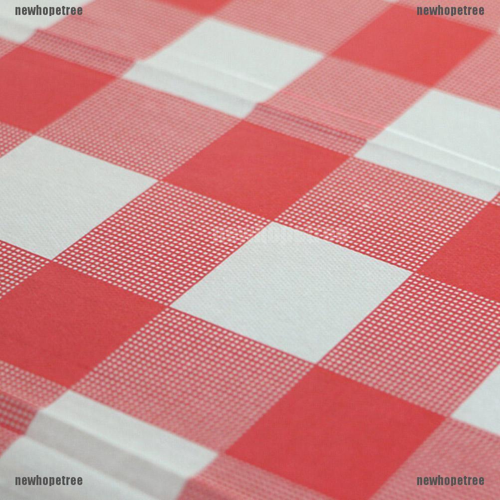 Khăn Nhựa Dã Ngoại Kẻ Caro Đỏ