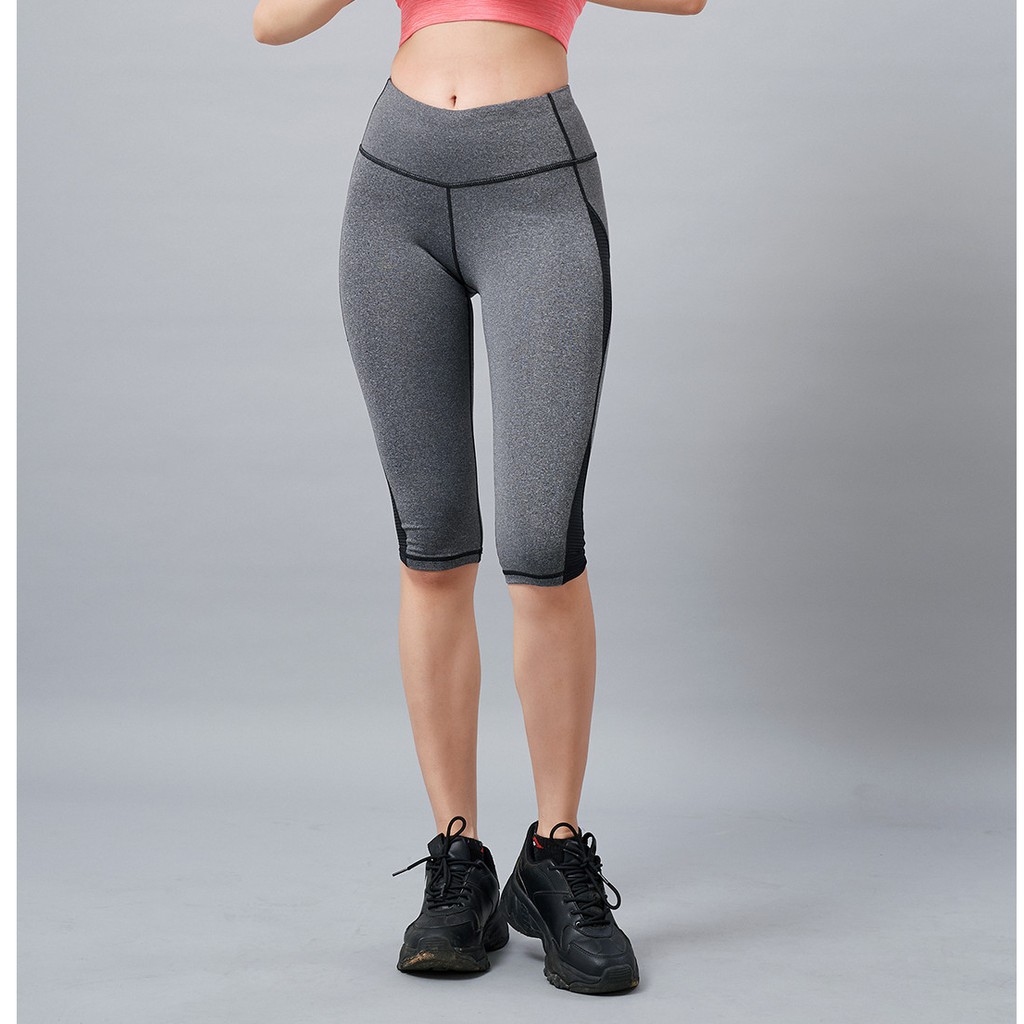 Quần Lửng Tập Gym Yoga Nữ ICADO Phối Lưới QL17