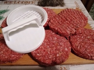 Khuôn ép thịt làm Hamburger