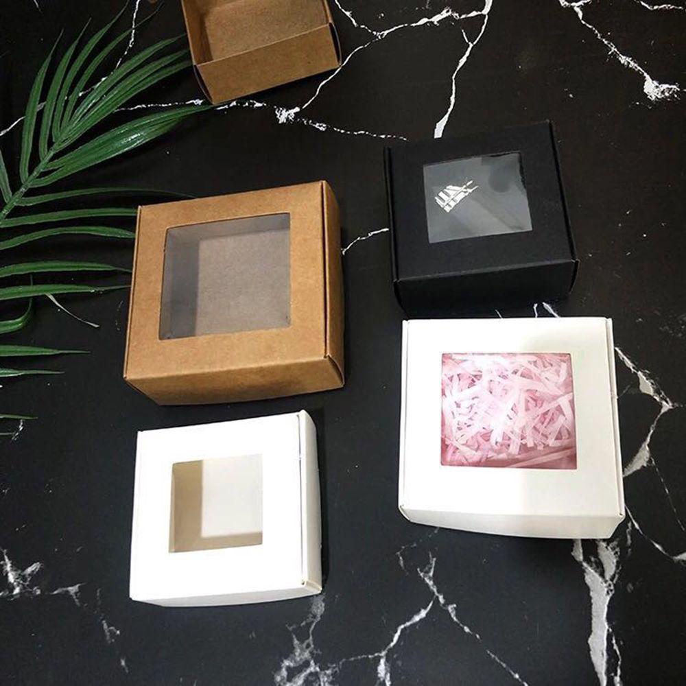 Set 10 Hộp Giấy Kraft Màu Sắc Vintage Đựng Quà Sinh Nhật