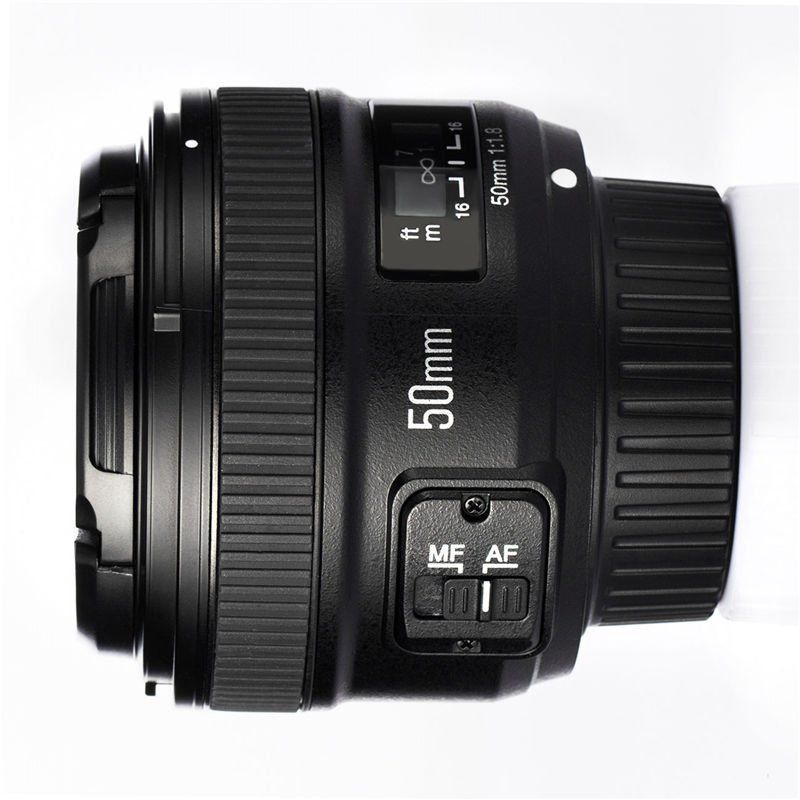 Ống kính Yongnuo 50 F1.8 cho Nikon (Kèm Lens hood + Bộ vệ sinh máy ảnh) - Hàng nhập khẩu