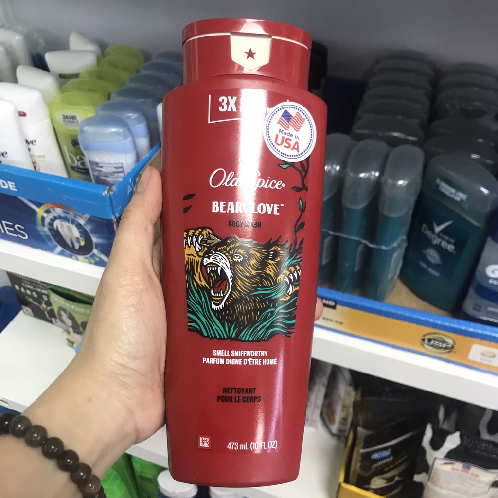 Sữa tắm nam OLD Spice - gel tắm nam Body Wash 473ml - sửa tắm cánh buồm Hàng Mỹ