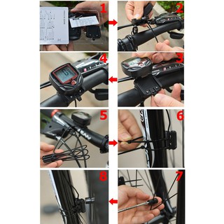 Đồng hồ đo tốc độ xe đạp 548B