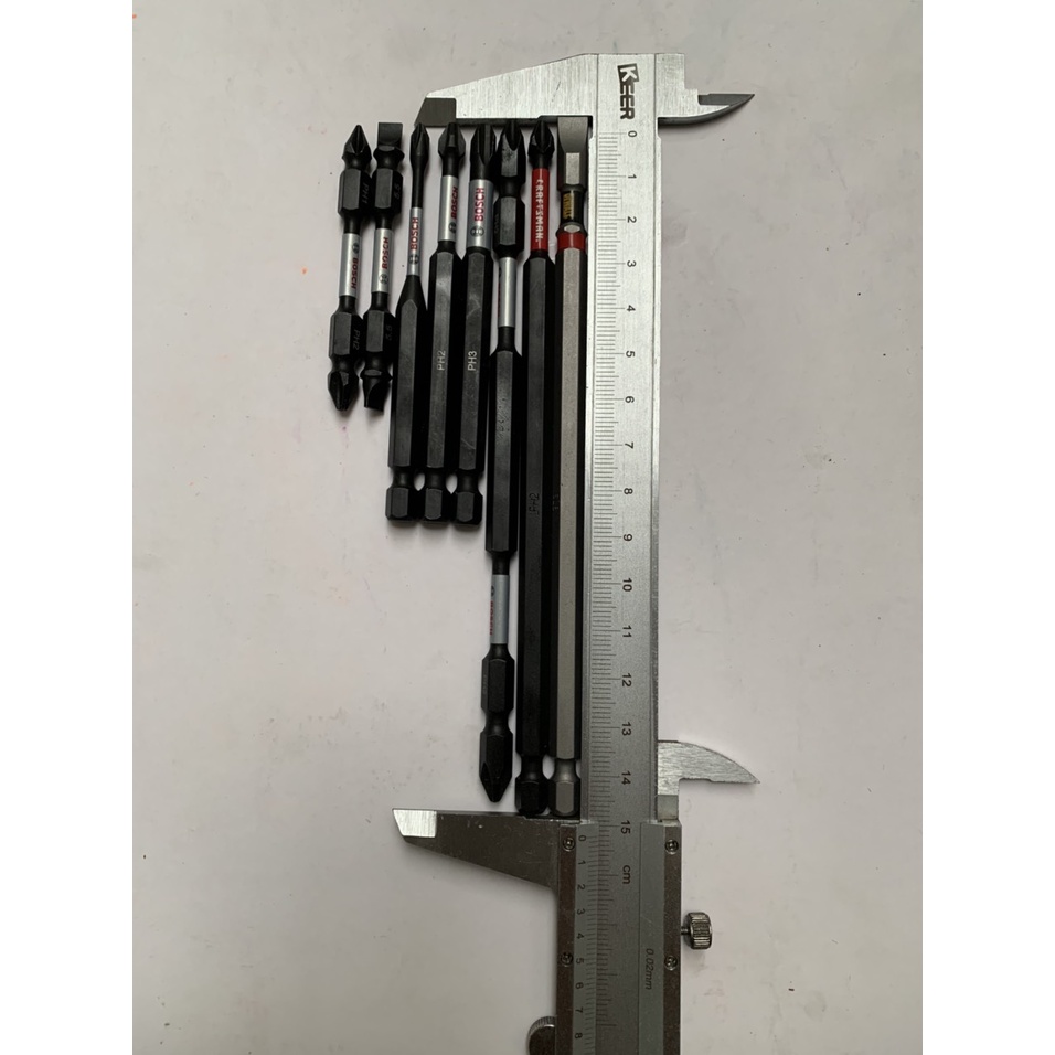 Bộ mũi vít PH1 - PH2 - PH3 - SL8 - mũi vít điện tử chính hãng có từ
