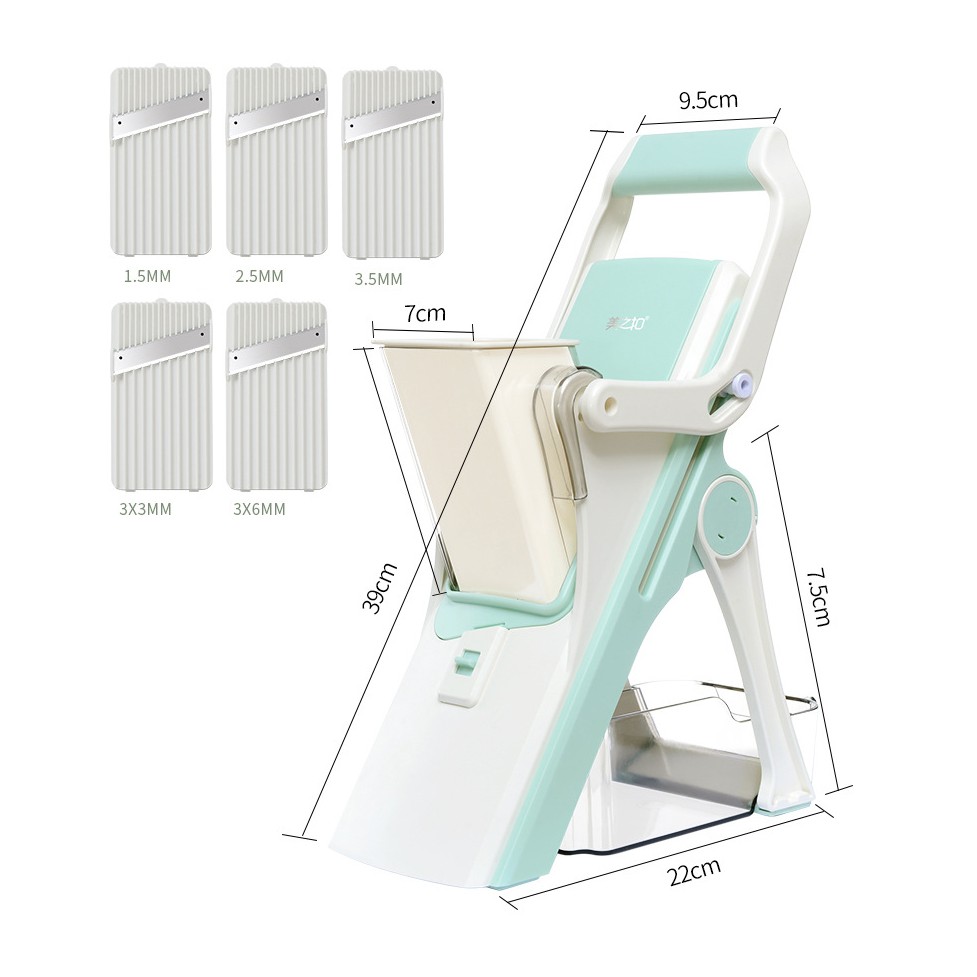 Dụng cụ bào rau củ quả thái thít nạo rau củ quả cao cấp 5 chức năng thông minh bảo hành 12 tháng